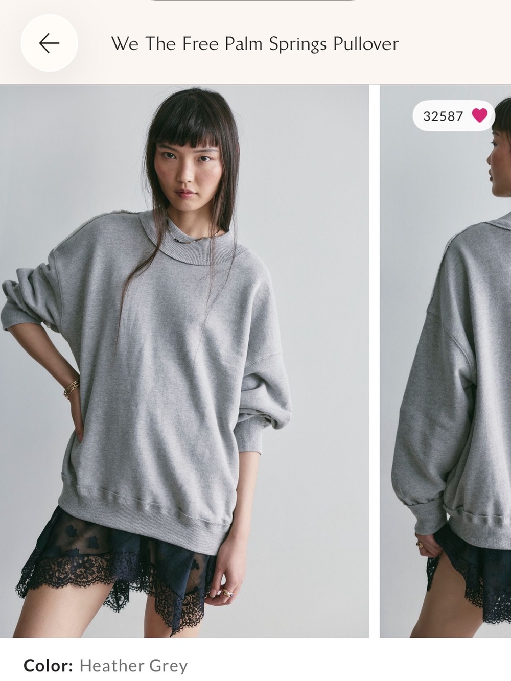 We The Free Palm Springs Pullover XS